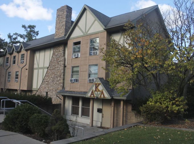 Exterior of the alpha kappa lambda fraternity house